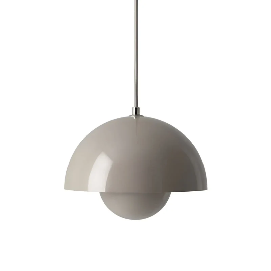 Decorative LED ceiling fixture, modern minimalist pendant light.
