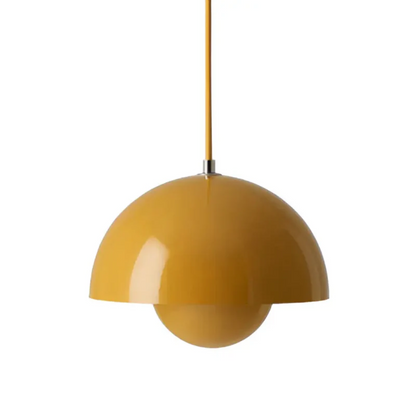Stylish LED pendant lamp, a minimalist ceiling fixture for ambient light.