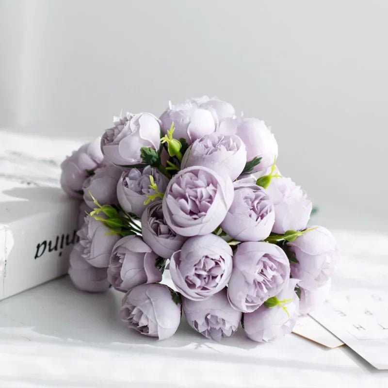 Exquisite silk peony arrangement, perfect for enhancing your wedding venue or creating romantic home decor.