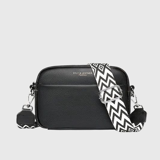 Elegant synthetic leather women's shoulder bag, perfect for chic everyday fashion.
