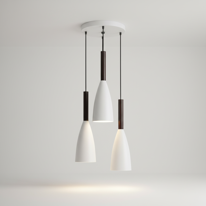 Versatile triple pendant light, ScandiBeam, enhancing modern Scandinavian aesthetics.
