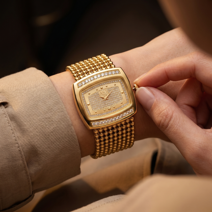 Silver stainless steel unisex wrist watch, featuring a timeless design and elegant appeal for him or her.