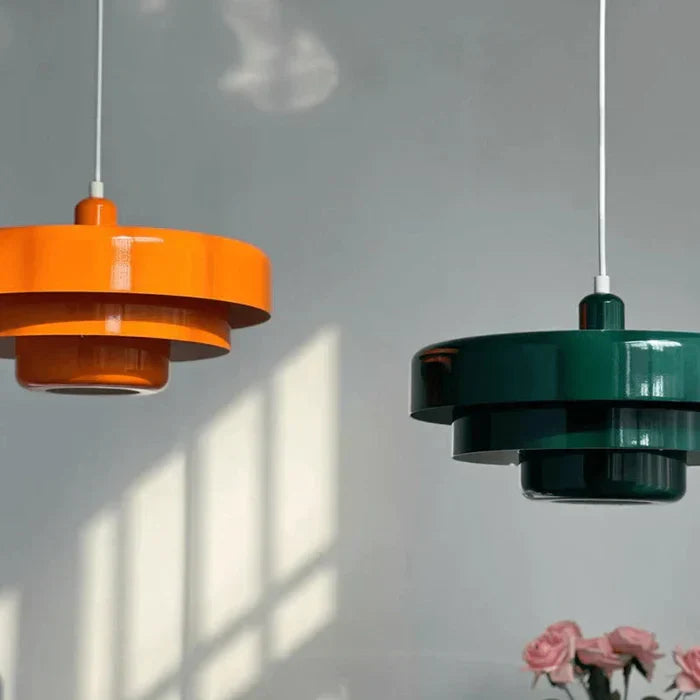 Stylish vintage LED ceiling light, enhancing any interior design.