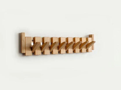 Decorative wall-mounted piano coat rack for home decor. Perfect hook rack for coats & bags.