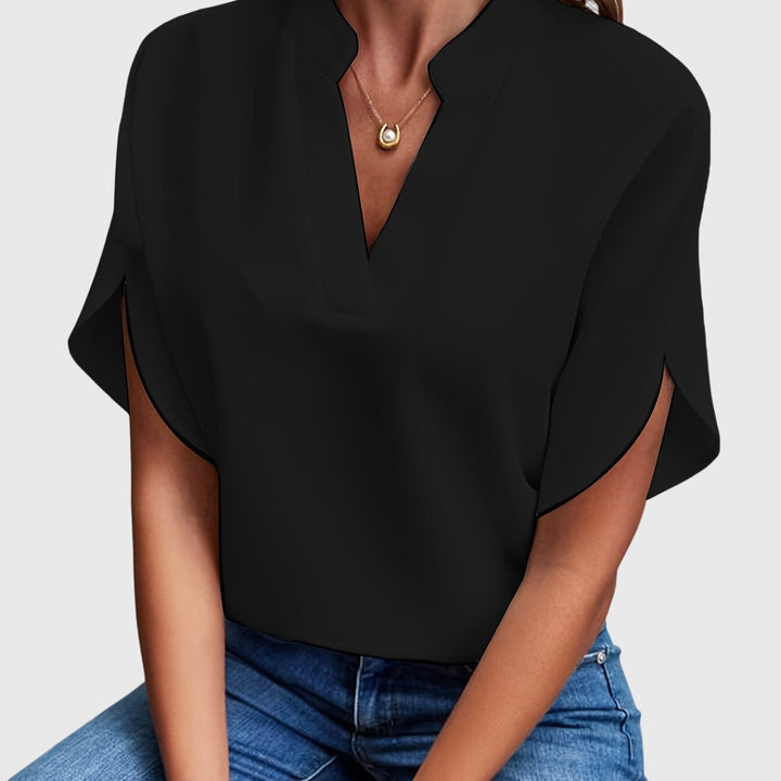 Comfortable women's blouse, a classic top offering elegant style for daily wear or special occasions.