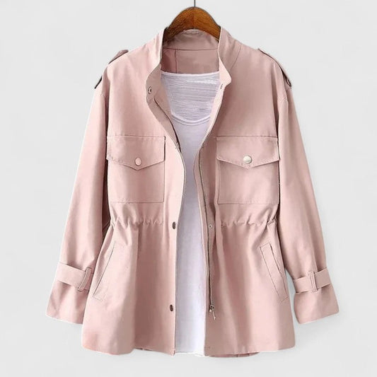 Elegant women's double-breasted overcoat, long length, perfect for chic winter fashion and sophisticated outerwear.