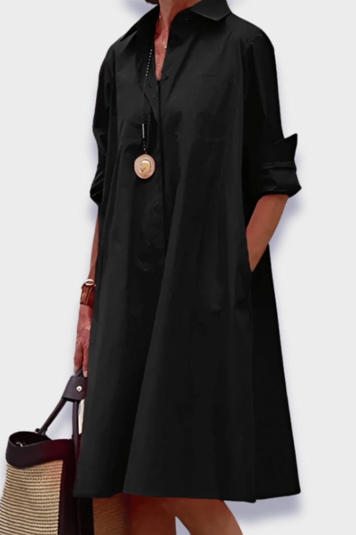 Chic women's printed floral midi dress, versatile for casual daywear or an elegant party.