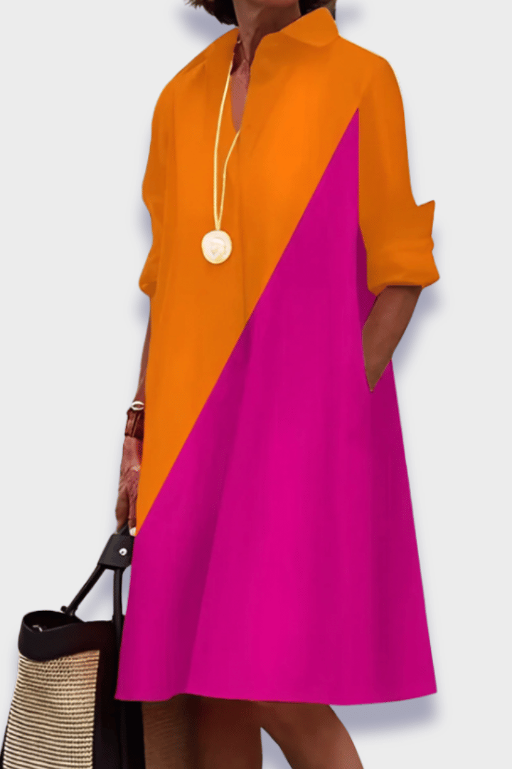 Stylish women's spring floral midi dress with a beautiful print & flattering silhouette for a fresh look.