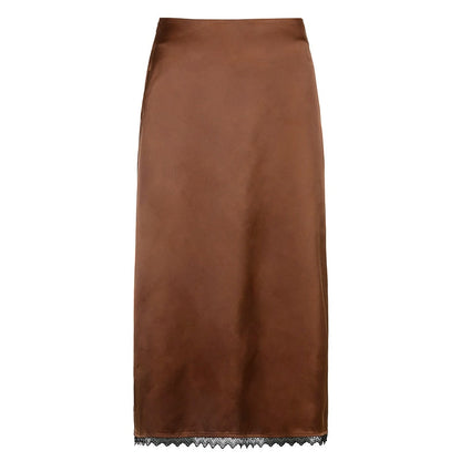 Flowy long skirt for women. Elegant, versatile for aesthetic, casual, or even grunge style fashion.