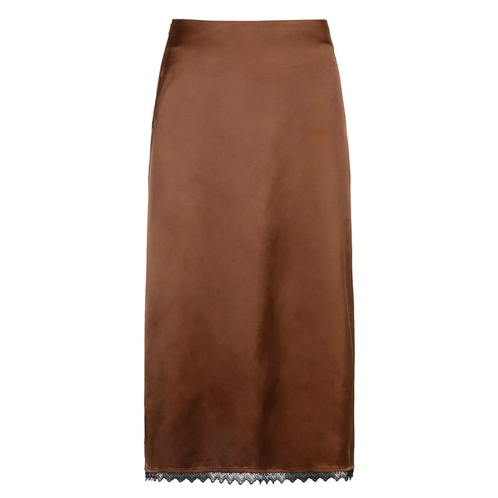 Flowy long skirt for women. Elegant, versatile for aesthetic, casual, or even grunge style fashion.