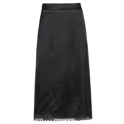 Modest yet chic women's long flowy skirt. Elegant bottom for versatile aesthetic & everyday fashion.
