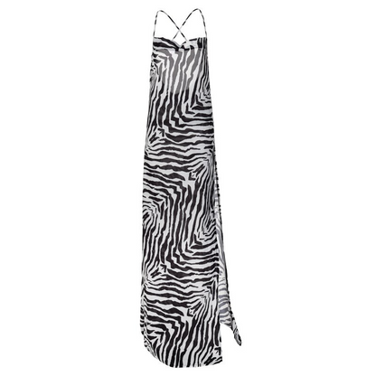 Stylish women's halter maxi dress, offering comfort and elegance for any summer occasion or vacation getaway.