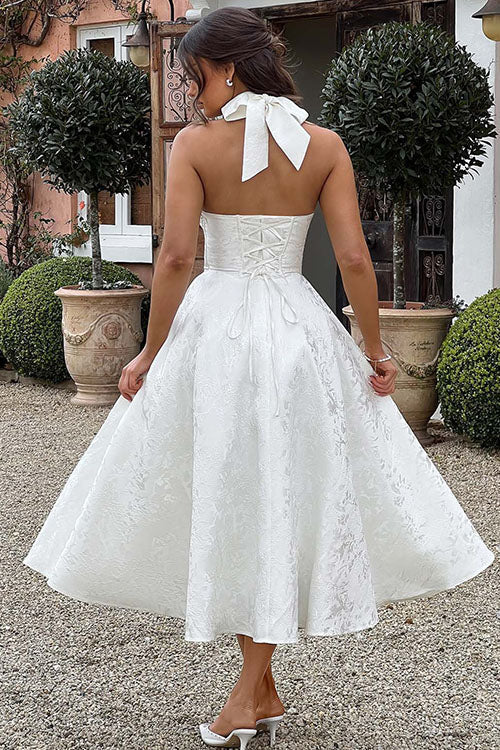 Beautiful women's formal dress, stunning halterneck for special occasions.
