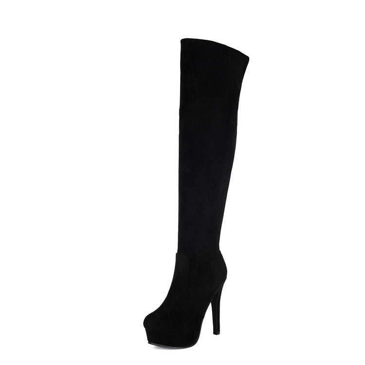 Stylish women's heeled slouch boots, foldable and versatile, ideal for elegant footwear.