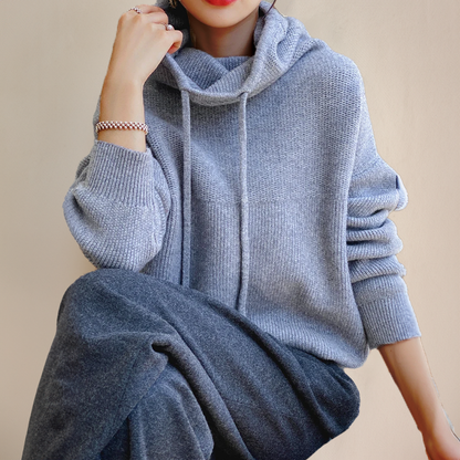 New arrival: Chêne brown women's elegant turtleneck top, a sophisticated high-neck for fall & winter fashion.