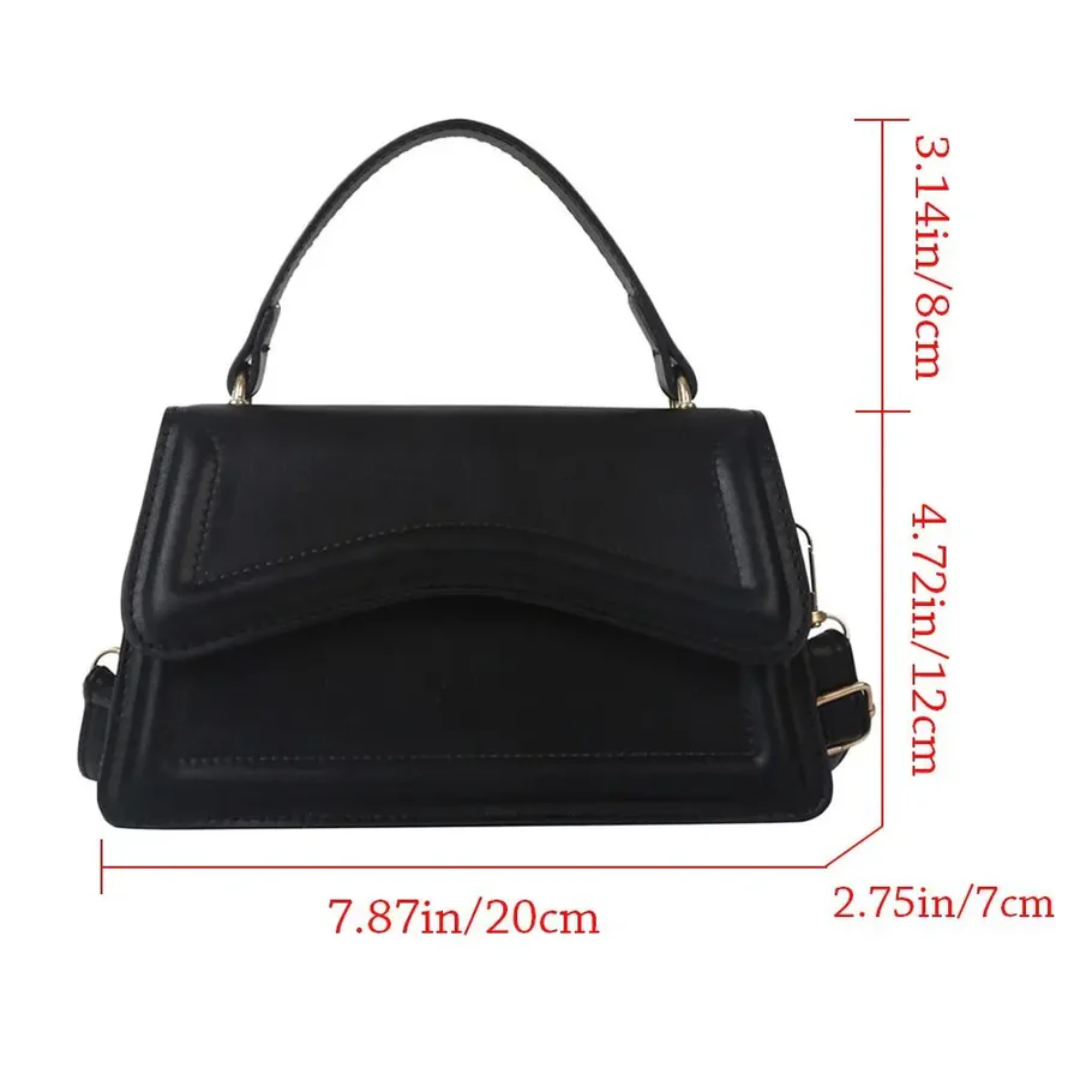 Fashionable women's everyday leather shoulder bag. A versatile and durable handbag, perfect for work or casual style.