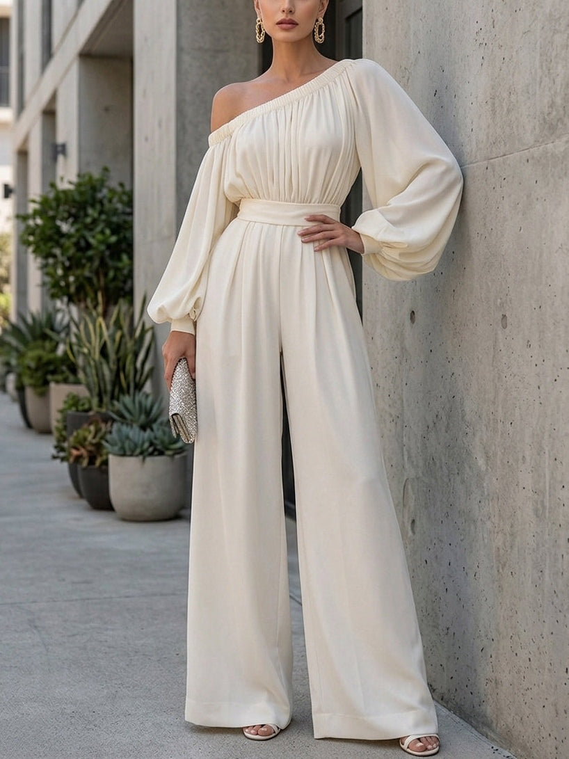 Stunning white off-shoulder maxi dress for women, ideal for summer parties, special occasions & events.