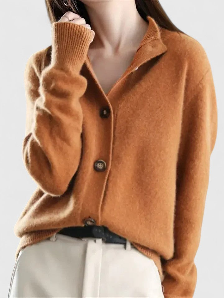 Women's elegant open front cardigan, ideal for adding a chic layer to any outfit.