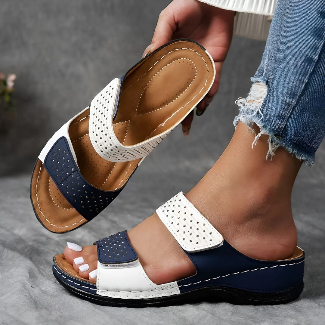 Stylish women's summer sandals, orthopedic design for elegant comfort and daily wear.