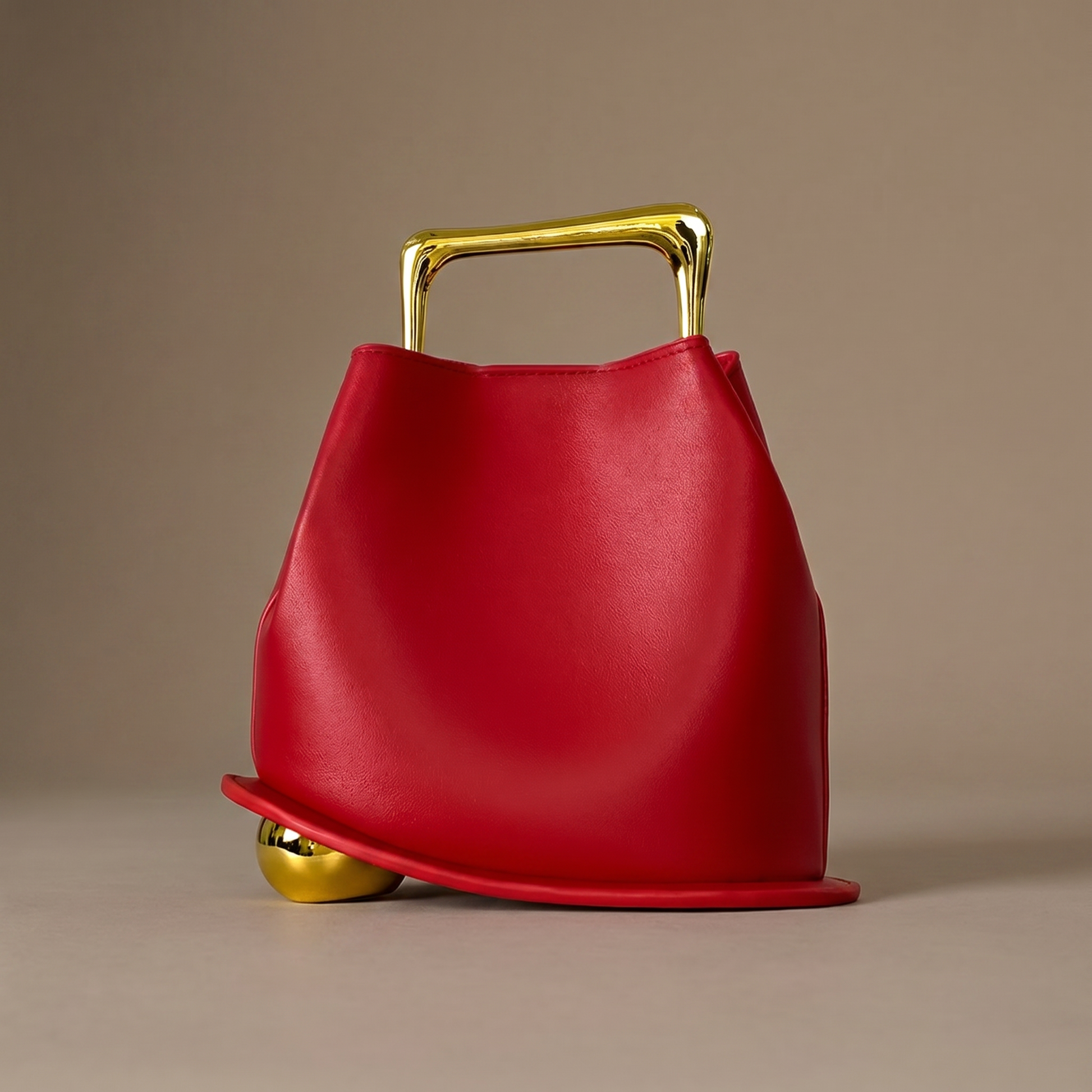 Everyday elegant PU leather women's bucket bag, a stylish handbag & crossbody fashion accessory.