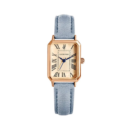 Must-have women's rectangle quartz watch, a stylish and elegant fashion accessory.