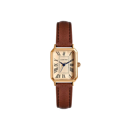 Women's fashion rectangle quartz watch, a timeless accessory for sophisticated style.