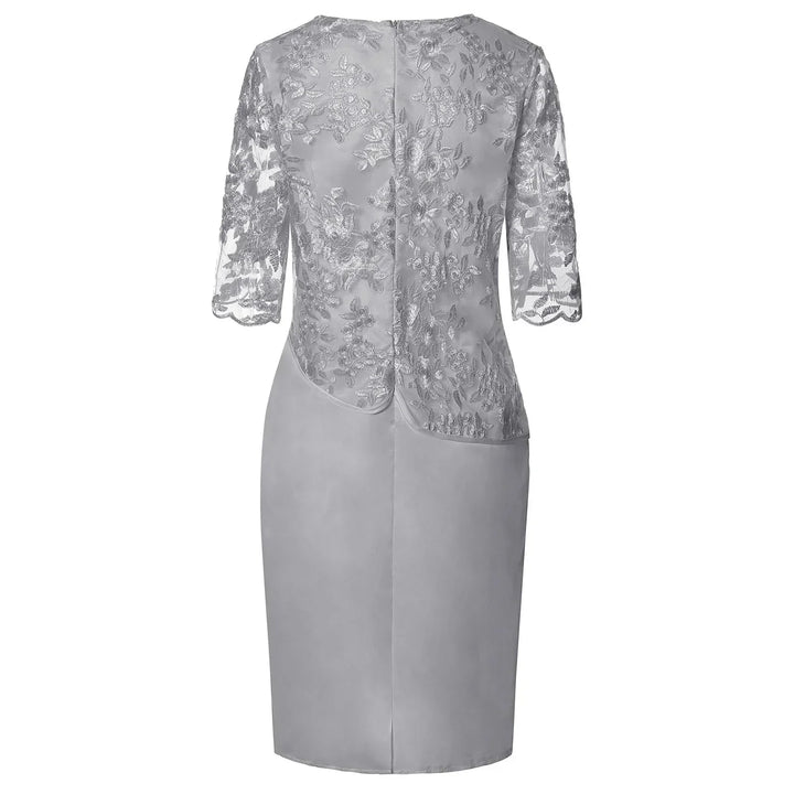 Flattering short sleeve midi dress for women, an elegant and versatile fashion piece for modern wardrobes.