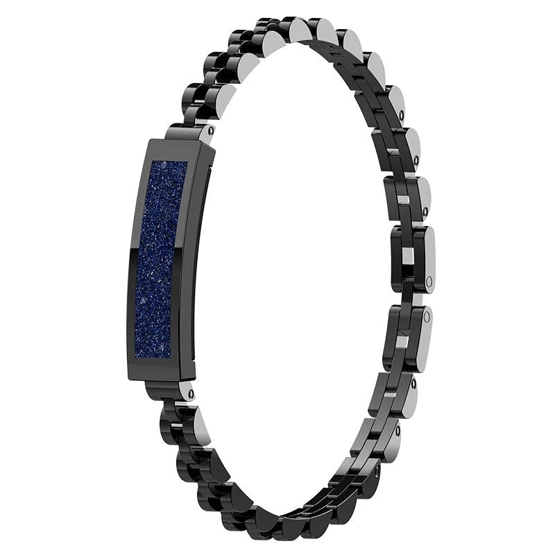 Sleek women's smart bracelet, a versatile activity monitor & health tracking device for women.