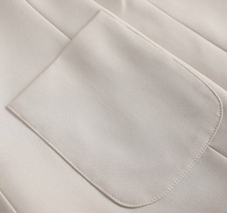 Classic women's tailored blazer, an elegant and professional jacket for sophisticated office chic.