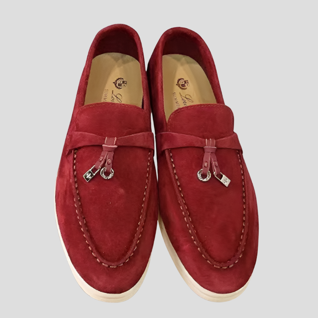 Sophisticated women's fashion loafers, featuring a sleek slip-on design for ultimate comfort.
