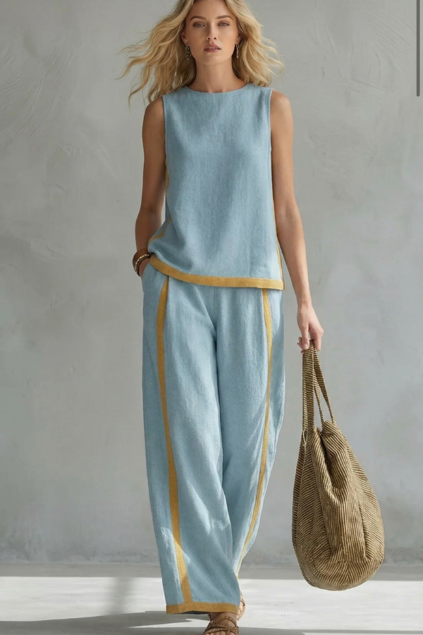 Women's matching elegant outfit, a two-piece co-ord set offering sophisticated and versatile fashion.