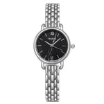Black Marble Dial - Silver Band