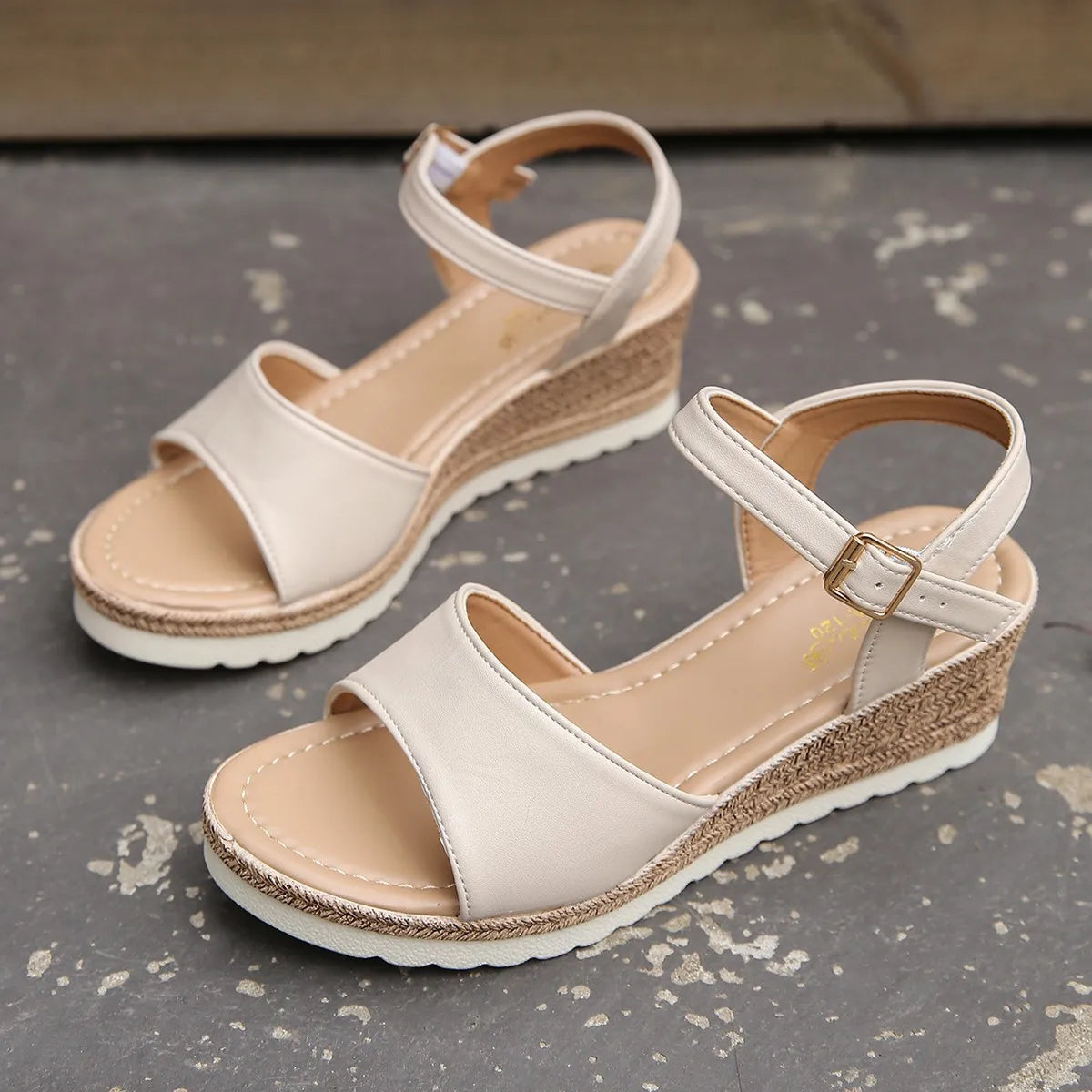 Stylish black wedge heels for women, offering effortless everyday elegance for both casual and dressy outfits.