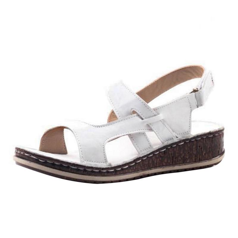 Dressy women's wedge sandals, also great for casual summer wear. Comfortable & stylish footwear.