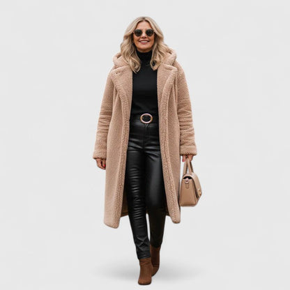 Versatile women's elegant winter coat, a warm and stylish jacket for any cold weather occasion.