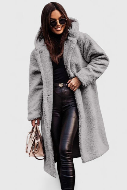 Warm women's elegant jacket, a versatile fashion piece for stylish winter outerwear.