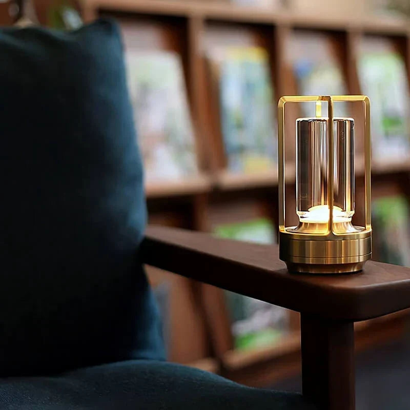 Elegant decorative crystal lamp, waterproof & portable, enhancing home decor, garden ambiance, or events.