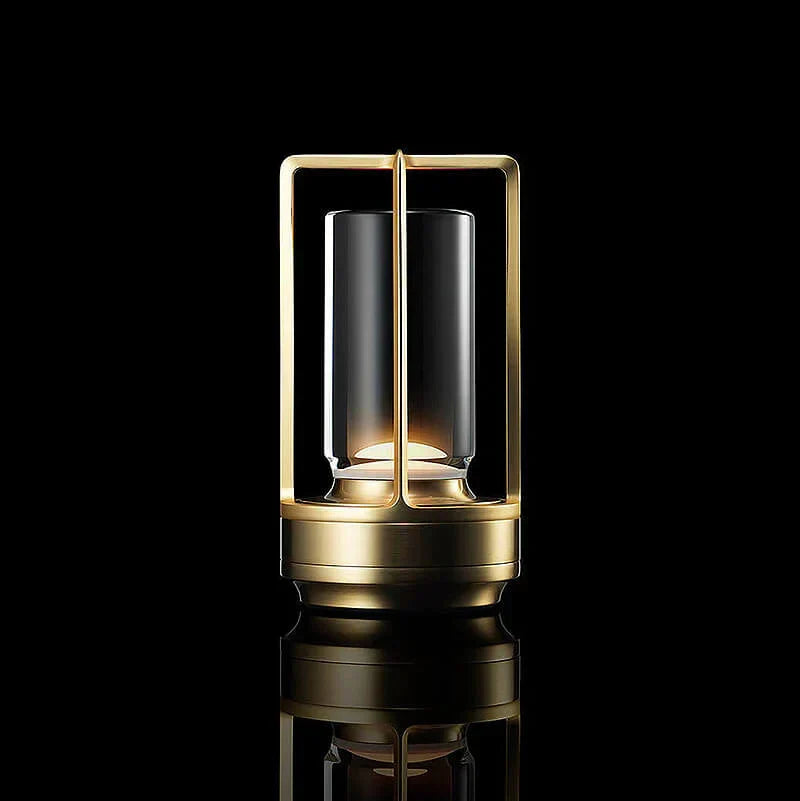 Enjoy captivating light with this waterproof portable crystal table lamp, perfect for any indoor or outdoor setting.