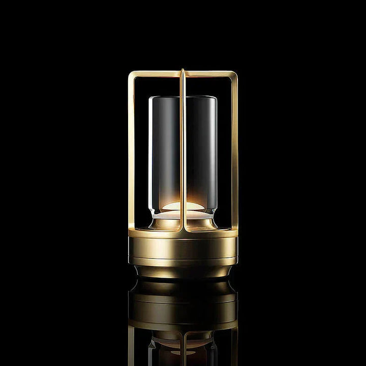 Enjoy captivating light with this waterproof portable crystal table lamp, perfect for any indoor or outdoor setting.