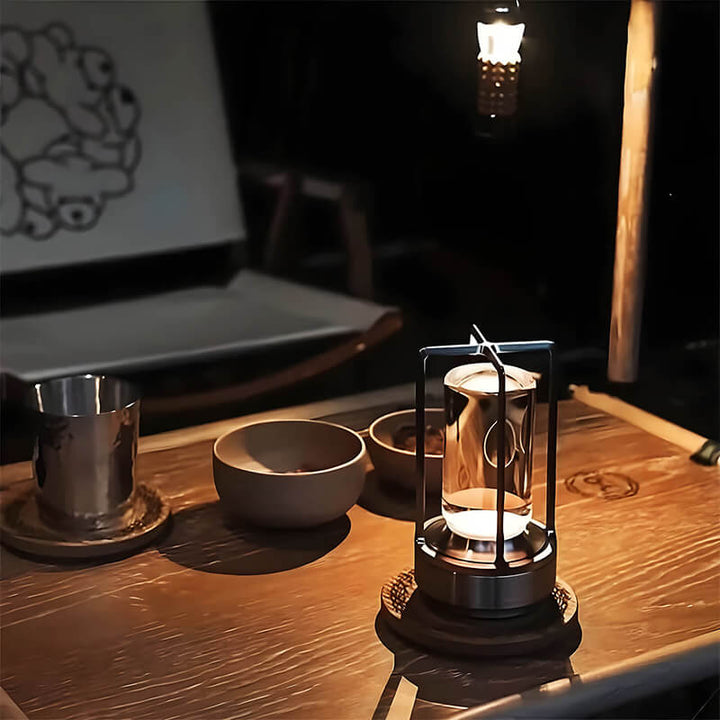 Rechargeable portable crystal lamp, waterproof & touch-controlled, offering versatile indoor/outdoor lighting.