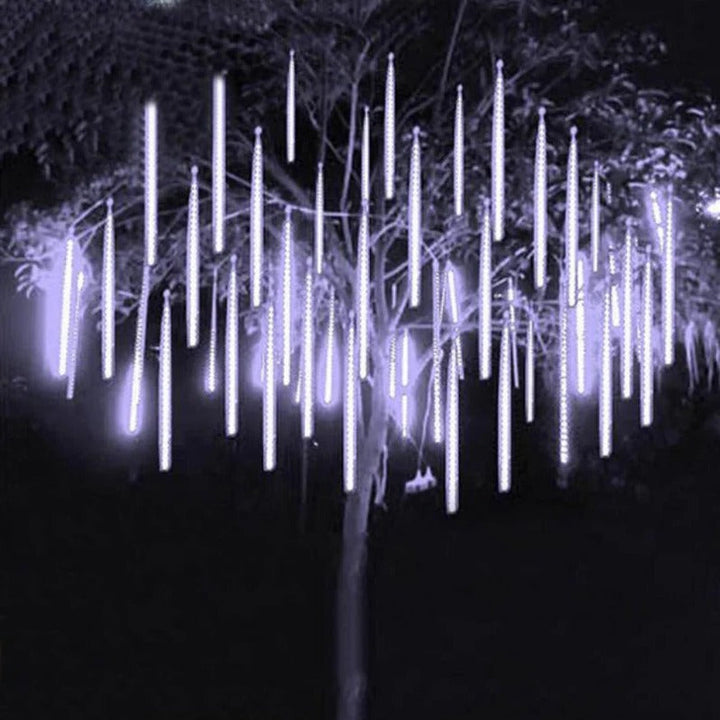 Dynamic LED snowfall projection lights for festive indoor & outdoor holiday decoration. Bright & magical.