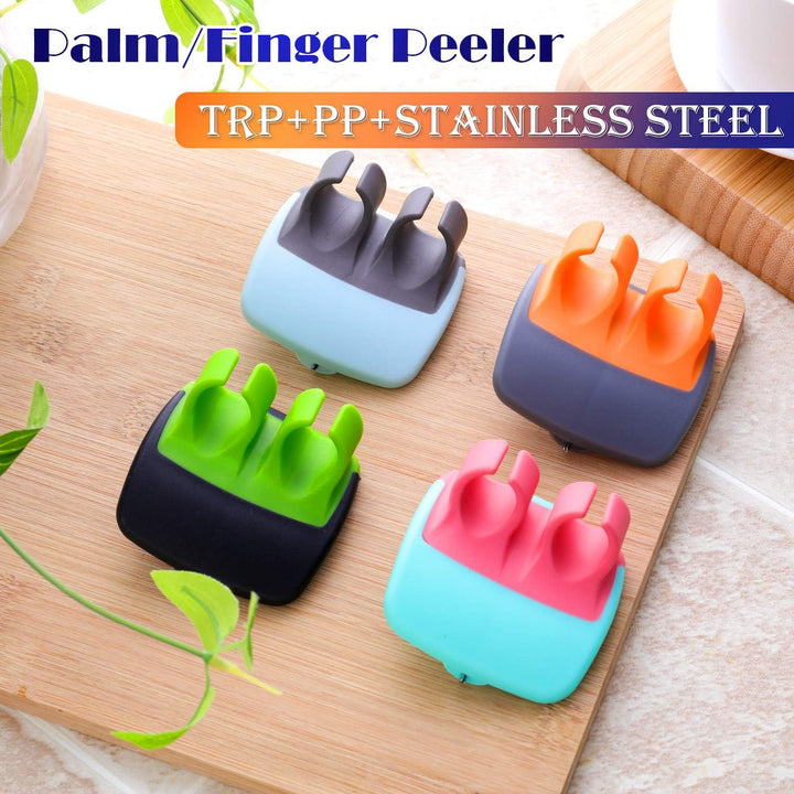 Efficient 4-piece vegetable and fruit peeler set, a must-have ergonomic kitchen tool for every home cook.