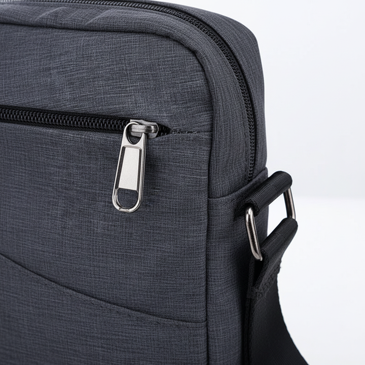 Durable unisex crossbody bag, ergonomic & anti-theft, ideal for secure travel.