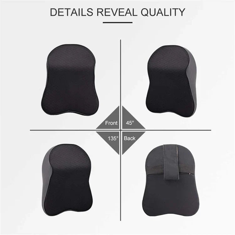 Vehicle interior accessory: ergonomic car seat neck rest cushion for drivers seeking neck pain relief & support.