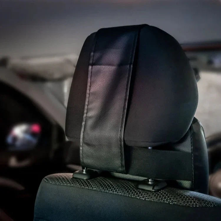 Travel comfort: ergonomic car seat headrest cushion for neck pain relief, providing excellent neck support.