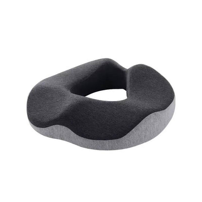Comfortable ergonomic donut pillow for hemorrhoid pain relief. Perfect seat cushion for office comfort & posture support.