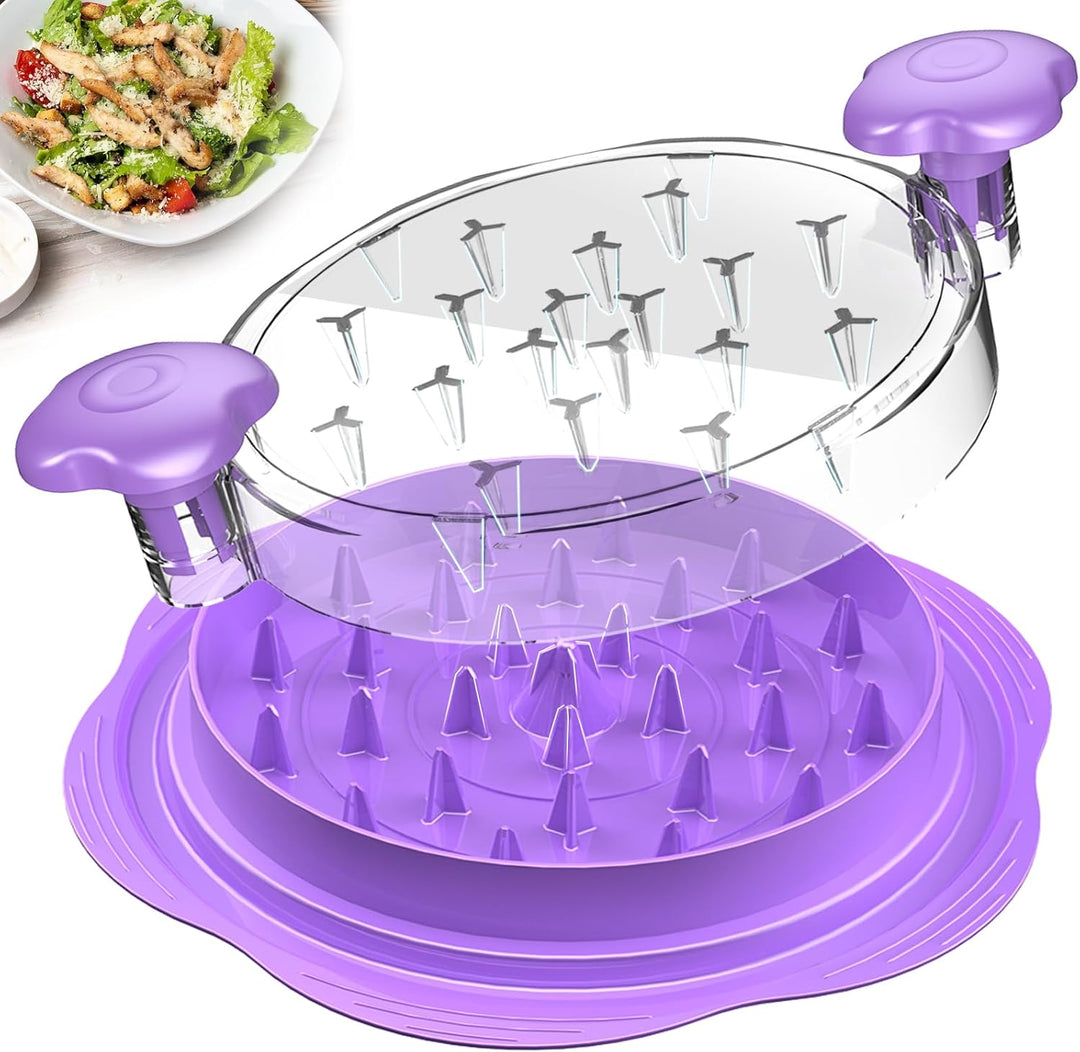 Chicken shredder tool, perfect for quickly making pulled chicken for tacos & sandwiches. Easy to use.