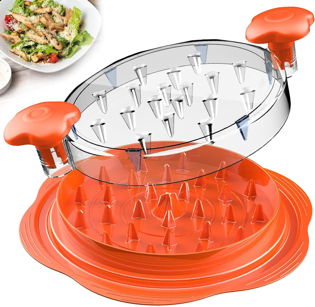 Pork puller kitchen tool designed for perfectly shredded BBQ pork. Ergonomic and easy to clean.