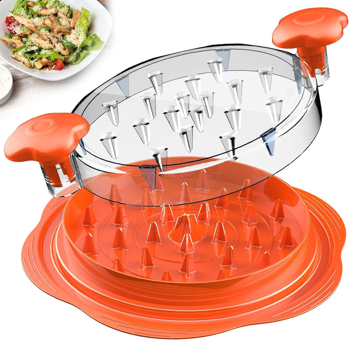 Pork puller kitchen tool designed for perfectly shredded BBQ pork. Ergonomic and easy to clean.
