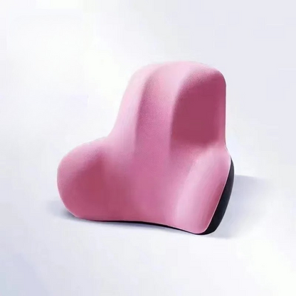 High-density memory foam lumbar support pillow. Perfect back cushion for office, car, home chairs.